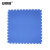 安赛瑞 PVC塑料拼接地垫 50×50cm 仓库车间走廊橡胶防滑地垫 蓝 圆点纹27009