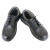 上柯 B3636 黑色牛皮安全鞋 无尘洁净电子实验室工作鞋 防砸防静电35码（225mm） 黑色 42码
