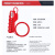 金釜 6孔简易握式缆绳锁工业PVC涂层钢缆阀门安全锁 JFR61+挂锁+挂牌