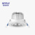 欧普照明（OPPLE）嵌入式射灯LED 灵清III 10W 4000K自然光/哑光白/铝合金材质(开孔Ф75-80mm)