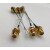 SMA-KYB1铜管射频同轴测试线 SMA母单头SFT50-1半钢RF高频测试线 0.4m
