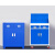 睿智捷（WEASGEN）重型工具柜铁皮柜车间用维修工具车带抽屉式工厂储物柜工具箱柜 新二抽站脚全套蓝色 800X400X13