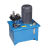 液压站小型液压系统电机液压泵总成微型升降配件高压动力齿轮泵站 灰色