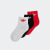adidas舒适短筒运动袜子男小童儿童阿迪达斯官方三叶草IB9295 白/红/黑 KL