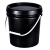 水杉10L透明水桶 pp塑料桶密封桶小水桶涂料桶带提手小水桶