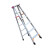 加宽加厚全防滑工程梯多功能折叠梯铝梯 8步
