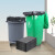 物业收纳袋40-240L规格平口环保耐磨收纳袋黑色垃圾袋加厚大号 65*80寸普通(加厚)40LA3281