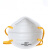 适用于100只n95康蕊Kn95活性炭杯型口罩带呼吸阀防工业粉尘电焊打 白色杯型无阀两盒(50只) 头戴