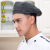 厨师帽子男女秋季透气服务员贝雷帽餐饮奶茶店餐厅厨房工作帽定制 桔色 均码尺寸不可调节（5659cm）