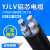 yjlv4x35铝芯电缆线户外4芯*16平方电线电缆三相地埋铠装铝芯电缆  京炼 YJLV-4*300平方(架空)1米 10米起拍