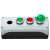 KEOLEA 按钮盒开关控制盒防水急停启动按钮盒 6孔灰白盖（22孔径） 