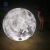 北原野子发光彩绘星球灯PE滚塑圆球玻璃钢纤维户外月亮灯太阳能灯