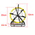 贝诺仕 电工穿线器 玻璃钢拉线器光缆电缆通讯波纹管道引线器通信穿管器放线器 5*50米（加厚加固手提架） 粗度4mm