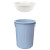 洛港 银灰色100K型+沥水篮 泔水干湿过滤分离带滤网垃圾桶大号厨房厨余茶水茶叶沥水水桶篮桶