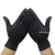 A级瑞扬一次性黑色橡胶手套加厚耐用防护工业防油滑纹 黑色 加厚型50只/盒 XS