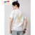 DKUQ中国风刺绣t恤短袖ins潮流小众重工凤凰大码纯棉半袖宽松的 白色 主图款 4XL 190-210斤