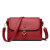 CATHLEEN品牌包包2023新款中年女士时尚百搭送妈妈真皮软皮单肩小包 红色 中包