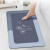凯柏象KBX 蓝灰方形 硅藻泥软地垫吸水防滑脚垫子洗手间厕所小地毯KBX-DE-25