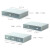 海斯迪克 HKF-5 分格抽屉式收纳盒 办公桌面整理盒自由组合多层叠加收纳盒 1抽 白色