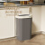 垃圾桶2024新款厨房专用高颜值夹缝厕所卫生间客厅大号大容量 25L牛油果绿带白框+三卷垃圾袋