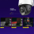 MERCURY水星家用摄像头监控套装 500万高清网线poe供电摄像机整套  360度无死角监控对讲喊话双光全彩 网线POE供电球机500万双光全彩2路套装