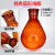 化科 棕色茄形烧瓶 玻璃耐热耐高温蒸馏旋蒸旋转蒸发反应瓶器 150ml/19