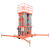 定制定做上海移动式铝合金升降机 高空作业平台 登高梯高空取料机 高品质单桅载重125公斤升高4米