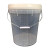 定制透明塑料桶带刻度0L10升公斤L大小计量水桶带盖消毒桶 新款5L透明桶自带刻度