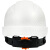 达林韦尔 碳纤维纹路 工地盔 安全帽 ABS工业防砸防撞工程建筑 国标 印字 Q20X亚光白 