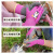 百舸 儿童防护手套 卡通园艺挖土种植骑行轮滑耐磨抗撕裂安全防护手套 粉色 XS