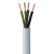 RONGLAN 国标铜白色RVV电线电缆环保防水护套线户外电缆线  RVV4芯1.0平方 白色100米