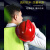 万舟安全帽工地施工定制印字建筑工程领导头盔加厚安全帽透气国标abs V型透气-旋钮（红色）