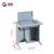 汉展 HZ-DNZ-02 翻转桌显示器隐藏式教室学生学习桌培训桌钢木结合办公桌 白枫色 800*600*750mm 