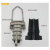 SNAYN NXJ型四芯集束耐张线夹高低压挂板拉杆式电力金具NXJ-70-951KV拉杆式 