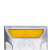 卡英 反光铸铝道钉 突起凸起路标 车库安全反光标志 双面铸铝道钉 双黄（4只装）