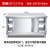 不锈钢工作台厨房操作台面储物柜切菜桌子带拉门案板商用专用烘焙 长150宽60高80cm双通