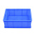 豫恒玖加厚塑料周转箱零件盒长方形运输收纳箱物流中转盒配件整理箱蓝色340*270*130mm