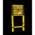 适用于电工绝缘梯伸缩鱼竿梯竹节梯加厚直梯便携4米3米梯电力工程梯子 伸缩直梯 2.5米送反光绑带