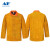 友盟 AP-2130 金黄色全皮上身焊服 焊工服上衣 M码 1件