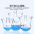 斜三口烧瓶 斜四口烧瓶 三口反应瓶 圆底烧瓶100/250/500ml/1000/ 三口5000ml/40*24*24