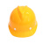 天安（TIAN AN)车间配置安全头盔 施工人员职工安全头盔 工程建筑电力施工业安全头盔玻璃钢安全帽TA-7B黄色