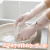 PVC橡胶手套用不坏牛津薄洗碗乳胶耐磨胶皮洗衣家务清洁防水  L 10双85克加厚款