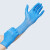 英科医疗 一次性手套 乳胶手套橡胶食品清洁卫生劳保手套 高弹丁腈手套 蓝色100只 XL码