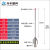 卉丰探针三坐标测针不锈钢/钨钢测杆三坐标红宝石测量头M4 5号M4*D2*L50钨钢柱