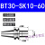 精密刀柄BT40-SK10-60BT30SK16-60SK高速高精度无风阻动平衡 BT30-SK10-60(精密送拉丁)