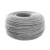 定制适用定制定制透明镀锌包塑钢丝绳子大棚葡萄架遮阳网带皮包胶 白色 6mm1000米80个扣
