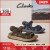 Clarks男鞋新品复古潮流魔术贴休闲凉鞋舒适耐磨户外沙滩鞋 黑色灰色261703217 42