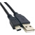 通用联想 F310 F128 F220 F318移动硬盘数据线USB2.0 传输线 连接 黑色 0.5米