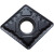 大菱形合金数控刀片CNMG160608160612-PMYBC251252 CNMG160608-PM YBC252(黑色)