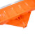 冰禹 BYQ-539 除雪铲推雪板扫雪锹清洁工具（2个）橙色铁杆推雪铲